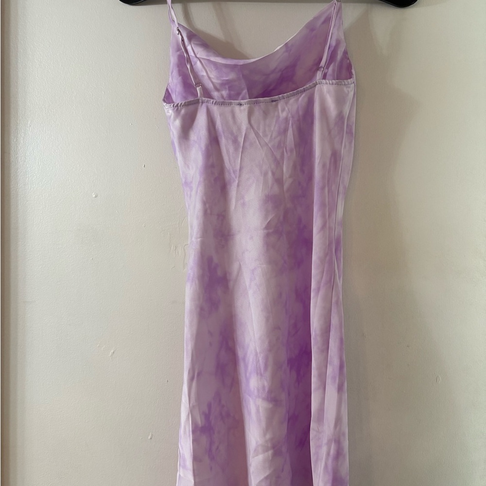 Audrey 3+1 Lavender Slip Dress - Picture 2 of 4